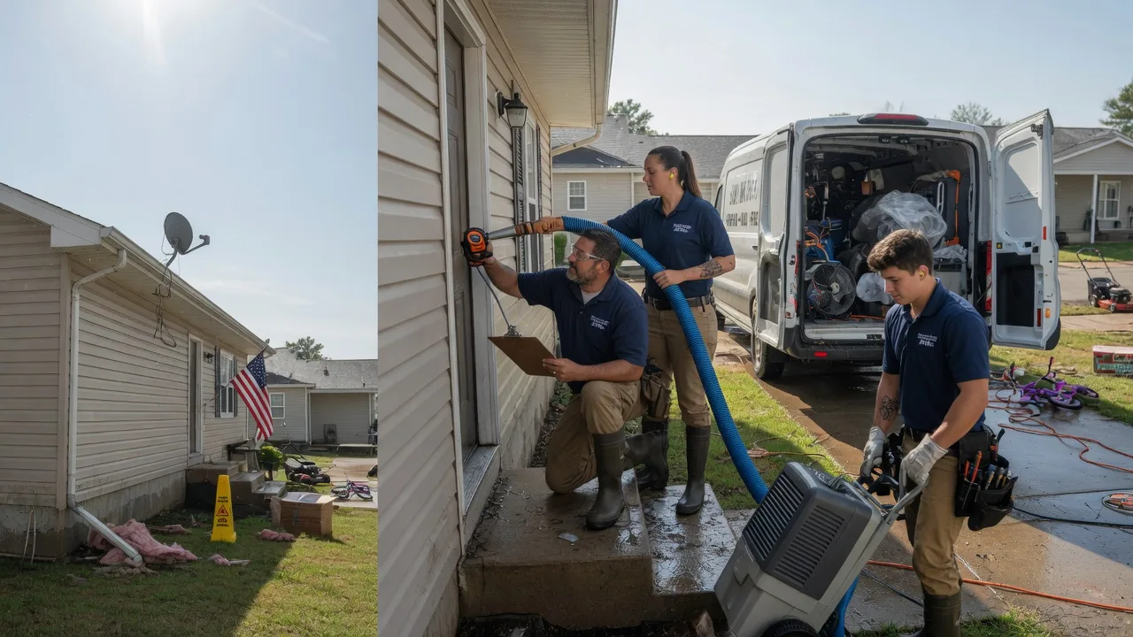 Ceiling Water Damage Restoration in Janesville, IA near me